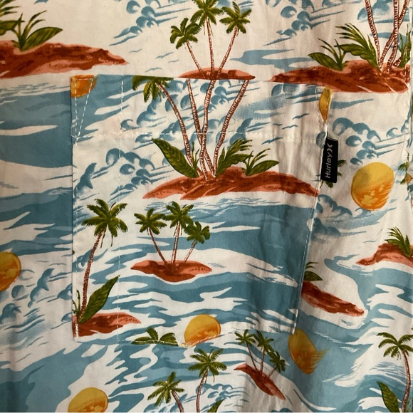 Hurley Men’s XL Hawaiian Aloha Shirt Modern Tropical Island Print Resort Style - Picture 3 of 11